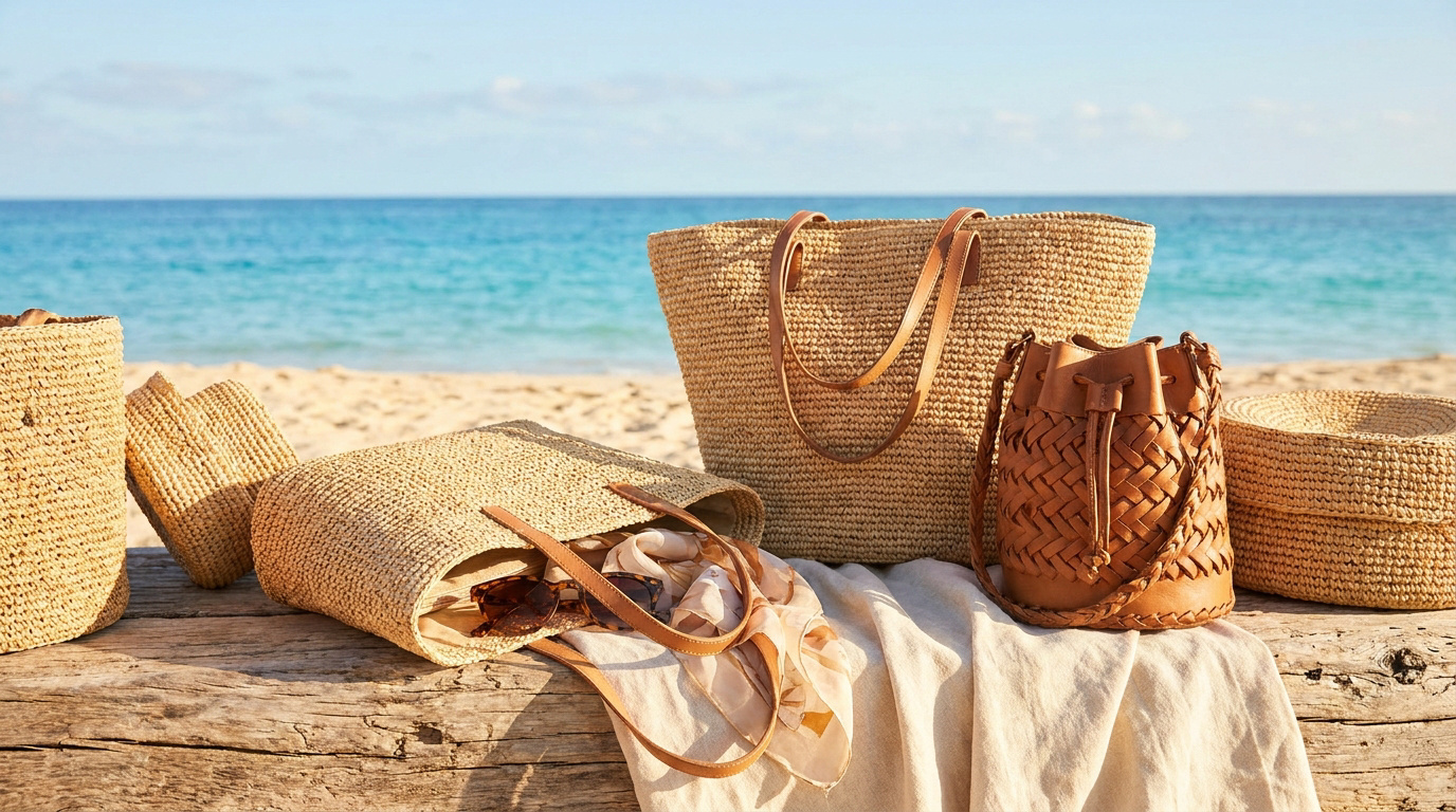 Sacs de plage et paniers tendance